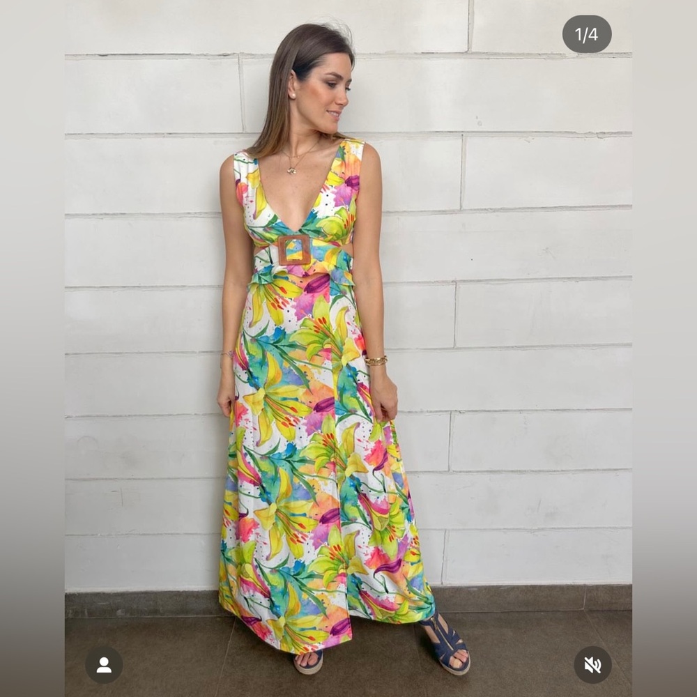100% made in Colombia maxi dress
